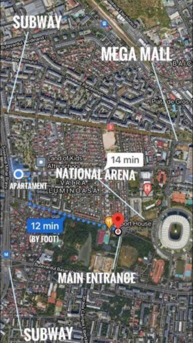 Central Apartment Muncii Area Netflix Bukares Bagian luar foto